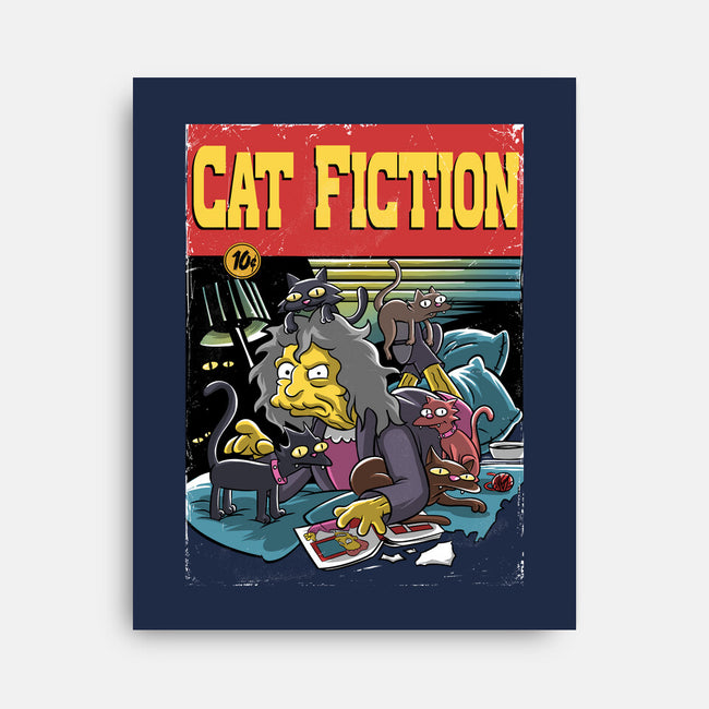 Cat Fiction-None-Stretched-Canvas-zascanauta