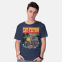 Cat Fiction-Mens-Basic-Tee-zascanauta