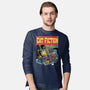 Cat Fiction-Mens-Long Sleeved-Tee-zascanauta