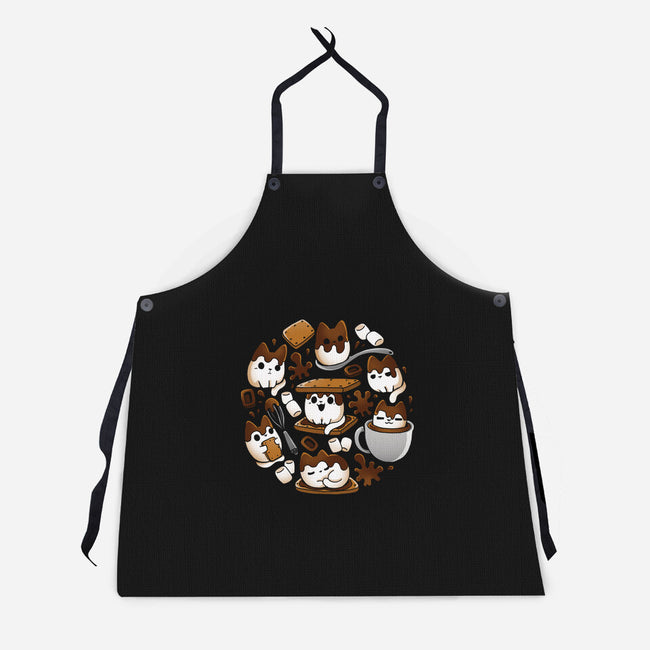 Smore Kittens-Unisex-Kitchen-Apron-Vallina84