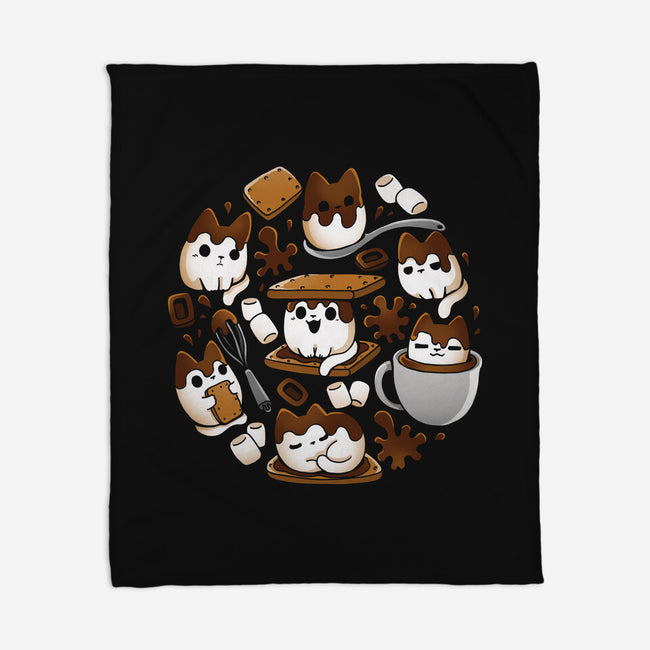 Smore Kittens-None-Fleece-Blanket-Vallina84