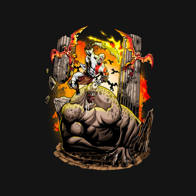 God Kratos-Womens-Fitted-Tee-Diego Oliver