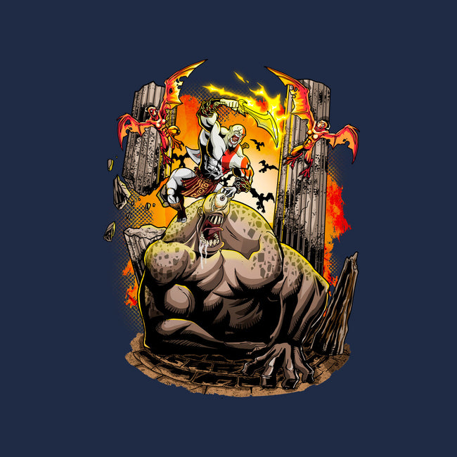 God Kratos-Womens-Fitted-Tee-Diego Oliver