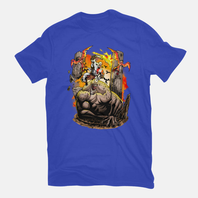 God Kratos-Unisex-Basic-Tee-Diego Oliver