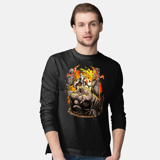 God Kratos-Mens-Long Sleeved-Tee-Diego Oliver