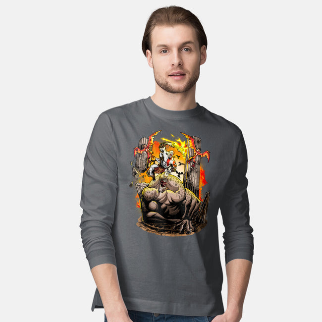 God Kratos-Mens-Long Sleeved-Tee-Diego Oliver