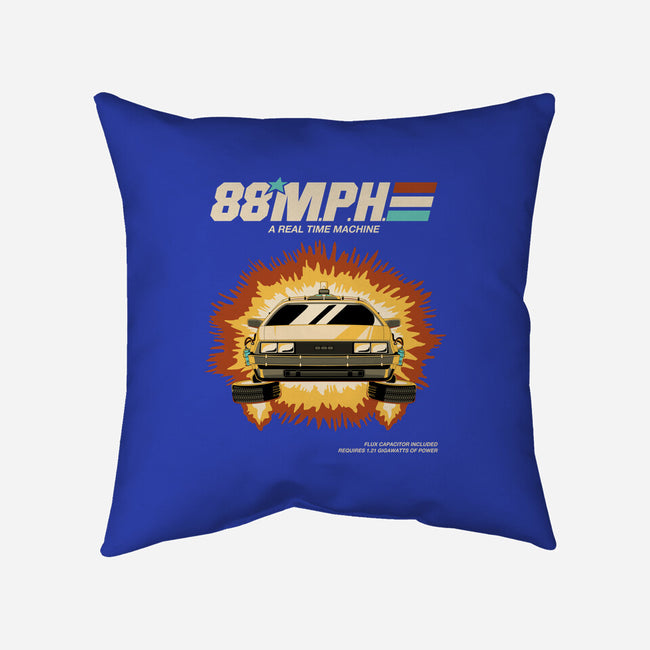 A Real Time Machine-None-Removable Cover w Insert-Throw Pillow-retrodivision