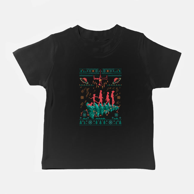 Space Cowboy Xmas-Baby-Basic-Tee-marsdkart