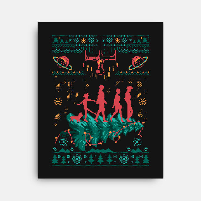 Space Cowboy Xmas-None-Stretched-Canvas-marsdkart