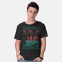 Space Cowboy Xmas-Mens-Basic-Tee-marsdkart