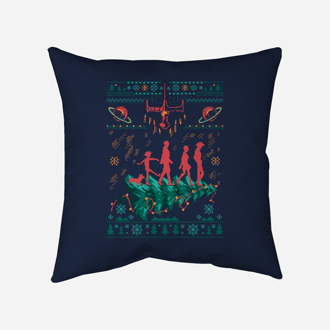 Space Cowboy Xmas-None-Removable Cover w Insert-Throw Pillow-marsdkart