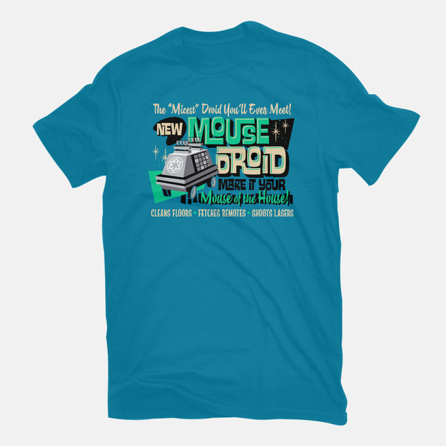 Mouse Droid-Unisex-Basic-Tee-Wheels