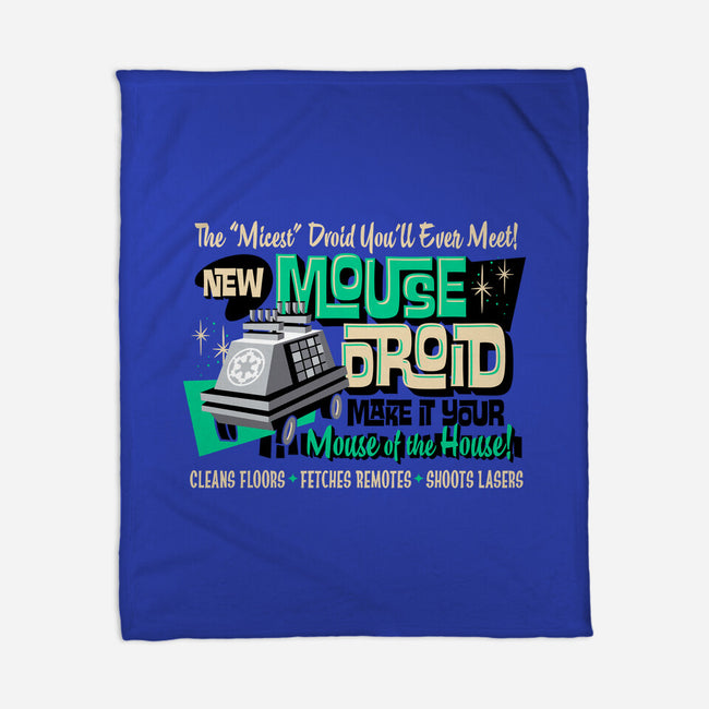 Mouse Droid-None-Fleece-Blanket-Wheels