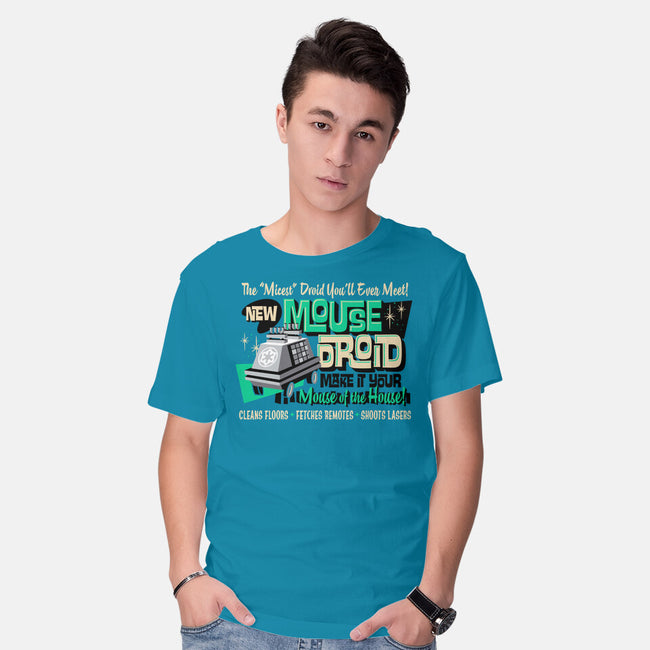 Mouse Droid-Mens-Basic-Tee-Wheels