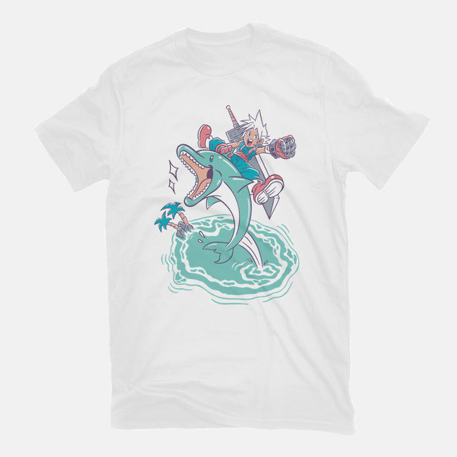 Dolphin Jump-Mens-Premium-Tee-Henrique Torres