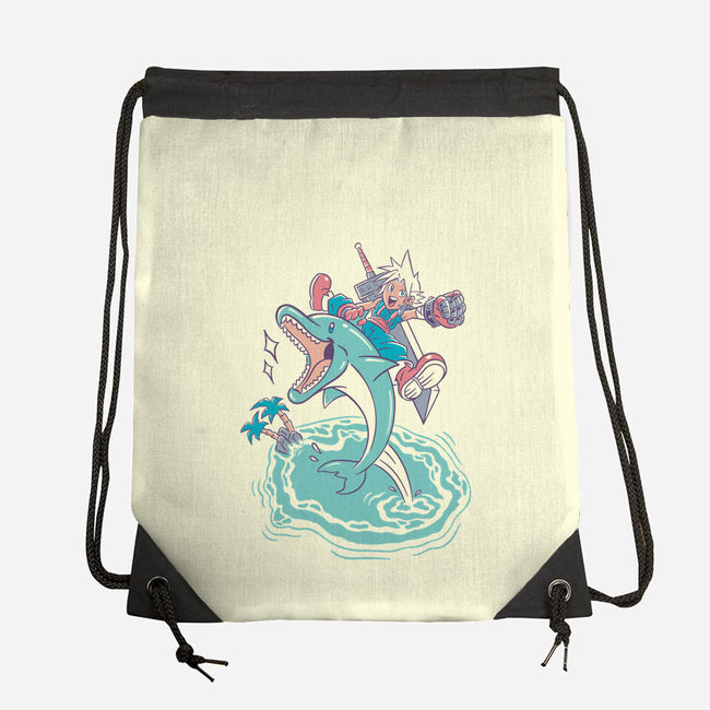 Dolphin Jump-None-Drawstring-Bag-Henrique Torres