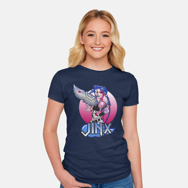 Jinx Cute-Womens-Fitted-Tee-Samuel