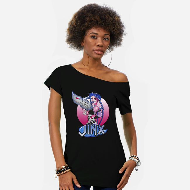 Jinx Cute-Womens-Off Shoulder-Tee-Samuel