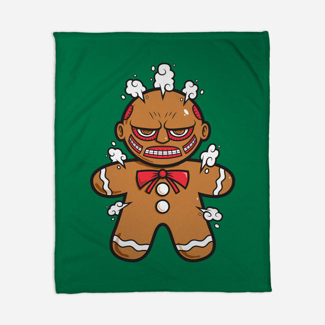 Gingerbread Titan-None-Fleece-Blanket-krisren28