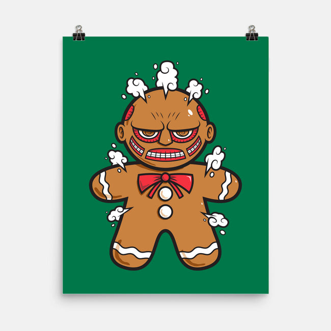 Gingerbread Titan-None-Matte-Poster-krisren28