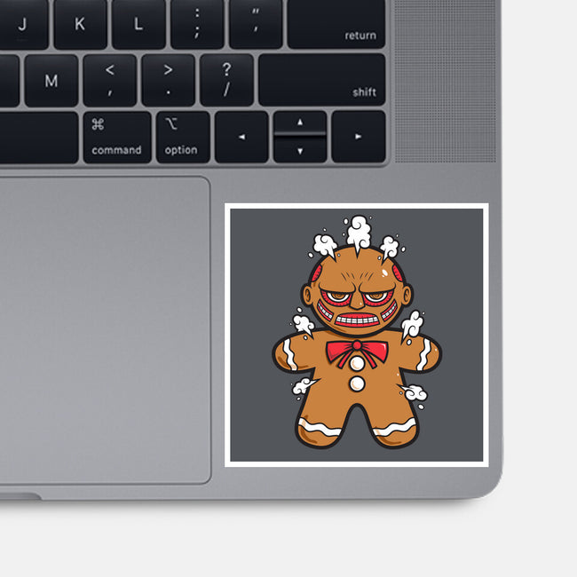 Gingerbread Titan-None-Glossy-Sticker-krisren28