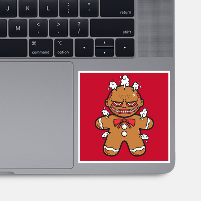 Gingerbread Titan-None-Glossy-Sticker-krisren28