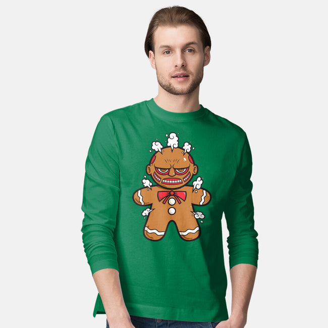 Gingerbread Titan-Mens-Long Sleeved-Tee-krisren28