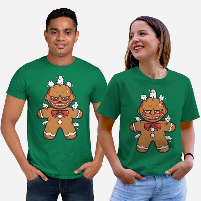 Gingerbread Titan-Unisex-Basic-Tee-krisren28