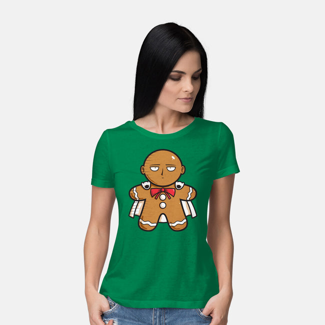 One Gingerbread Man-Womens-Basic-Tee-krisren28