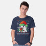 Ghosty Christmas-Mens-Basic-Tee-Vallina84