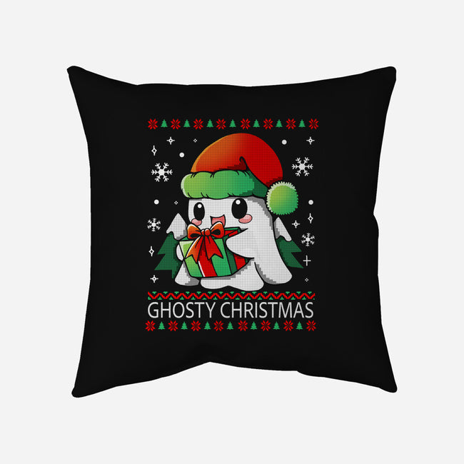 Ghosty Christmas-None-Removable Cover w Insert-Throw Pillow-Vallina84