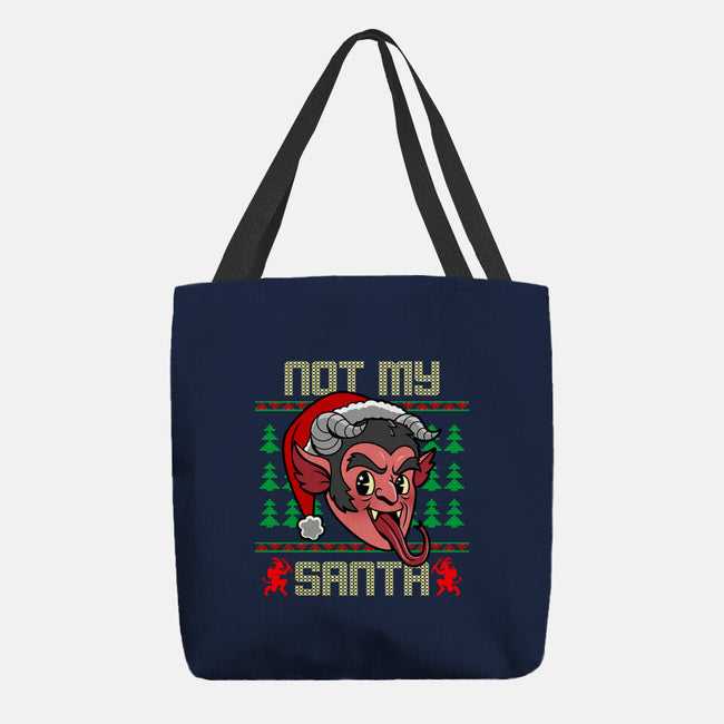 Not My Santa-None-Basic Tote-Bag-Boggs Nicolas