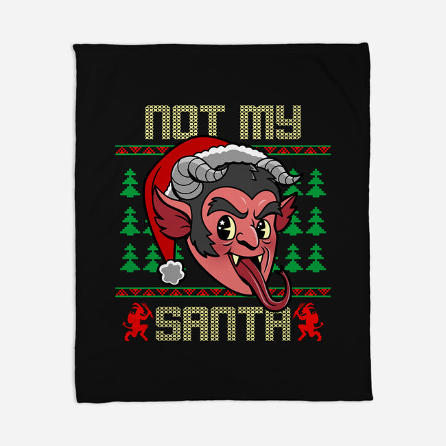 Not My Santa-None-Fleece-Blanket-Boggs Nicolas