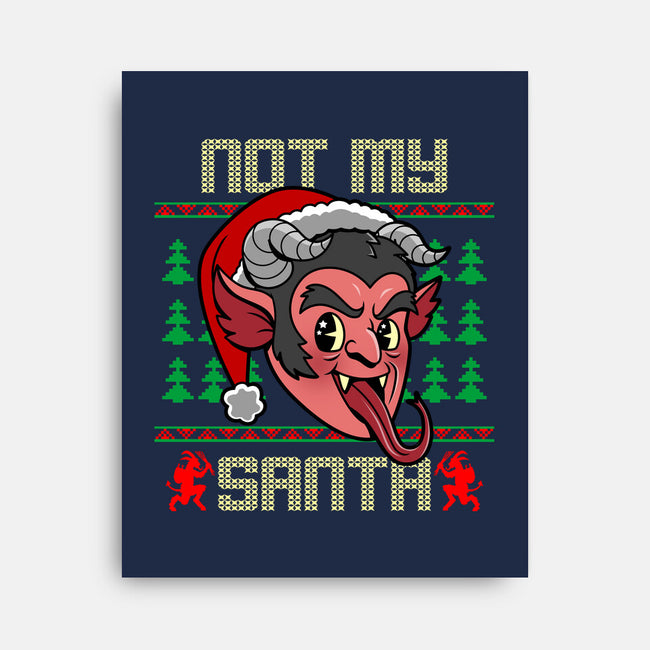 Not My Santa-None-Stretched-Canvas-Boggs Nicolas