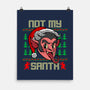 Not My Santa-None-Matte-Poster-Boggs Nicolas