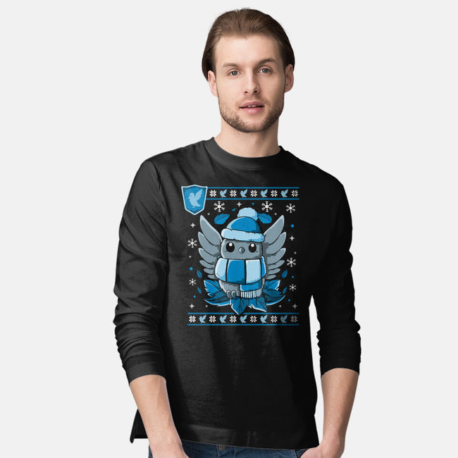 Blu Winter Magic-Mens-Long Sleeved-Tee-Vallina84