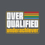 Overqualified Underachiever-Unisex-Basic-Tank-Studio Mootant