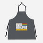 Overqualified Underachiever-Unisex-Kitchen-Apron-Studio Mootant