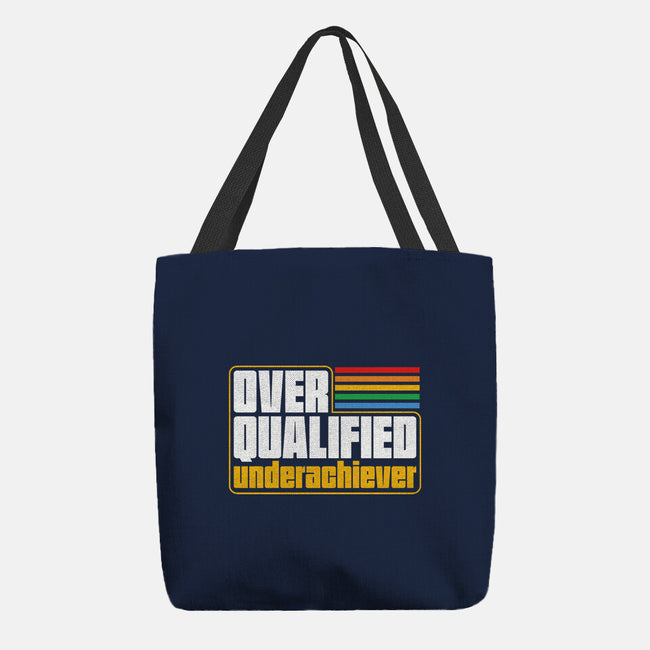 Overqualified Underachiever-None-Basic Tote-Bag-Studio Mootant