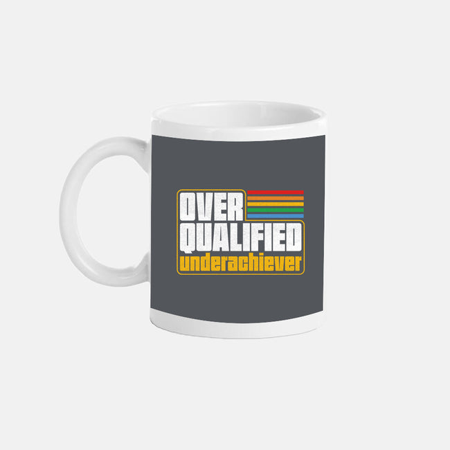 Overqualified Underachiever-None-Mug-Drinkware-Studio Mootant