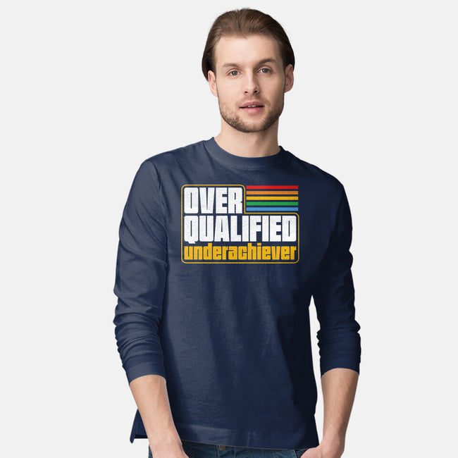 Overqualified Underachiever-Mens-Long Sleeved-Tee-Studio Mootant