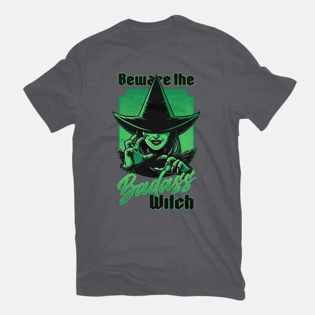 Beware Green Witch-Unisex-Basic-Tee-Studio Mootant