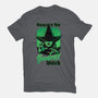 Beware Green Witch-Mens-Basic-Tee-Studio Mootant