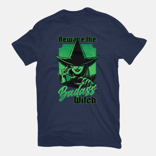 Beware Green Witch-Womens-Basic-Tee-Studio Mootant