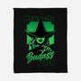 Beware Green Witch-None-Fleece-Blanket-Studio Mootant