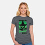 Beware Green Witch-Womens-Fitted-Tee-Studio Mootant