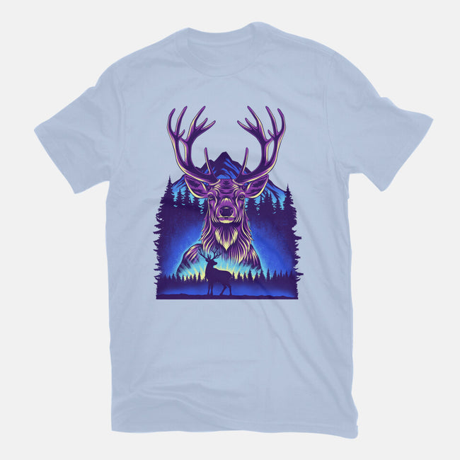 Winter Deer-Mens-Heavyweight-Tee-rmatix