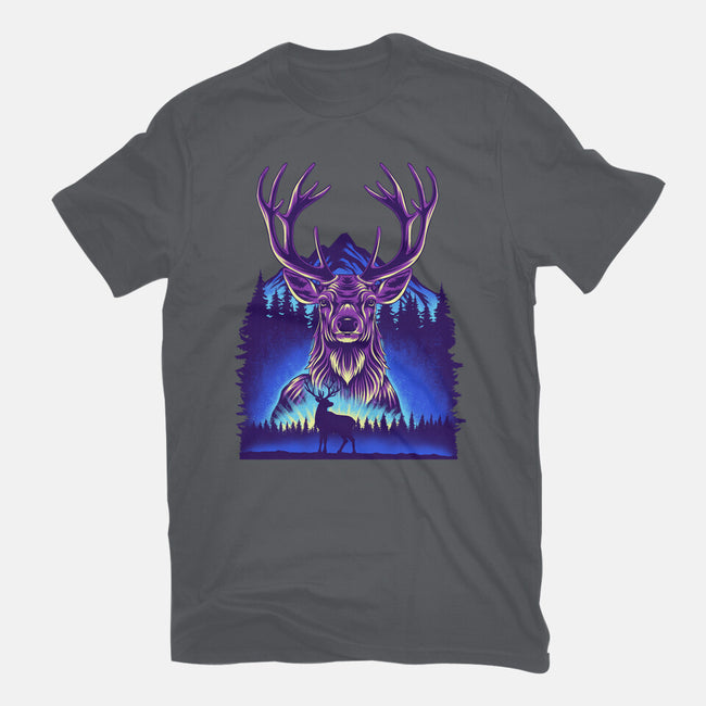 Winter Deer-Mens-Heavyweight-Tee-rmatix