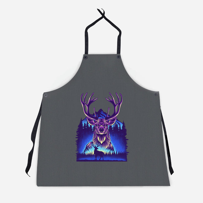 Winter Deer-Unisex-Kitchen-Apron-rmatix