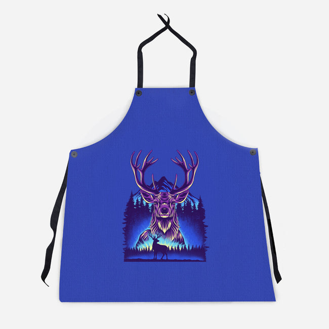 Winter Deer-Unisex-Kitchen-Apron-rmatix